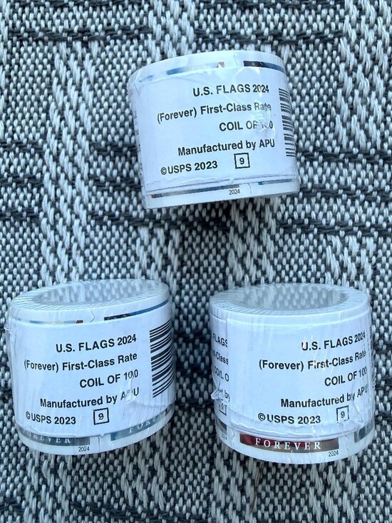 Other - U.S. Flags 2024 First-Class Forever Stamp-3 coils